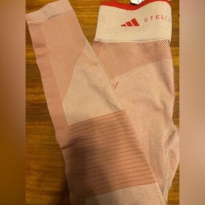 NWT Adidas by Stella McCartney Leggings Magic Earth Soft Almond Burnt Cayenne M